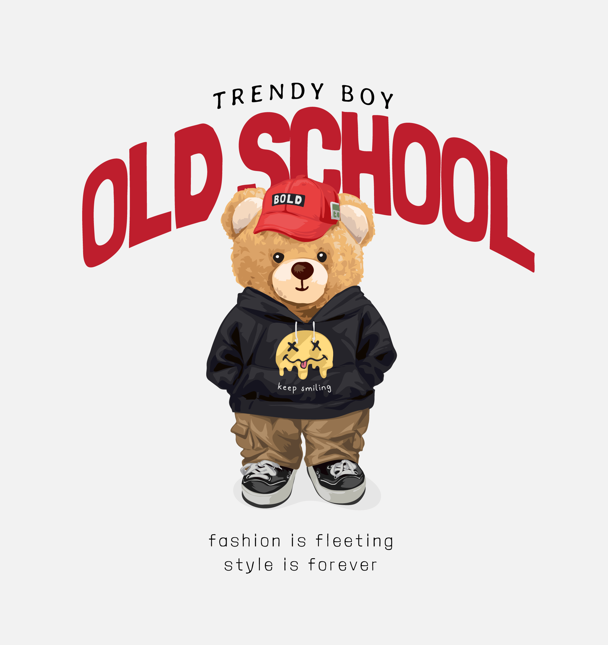 TRENDY BOY OLD SCHOOL - File vector áo đồng phục lớp - Cộng đồng chia sẻ  File Digital