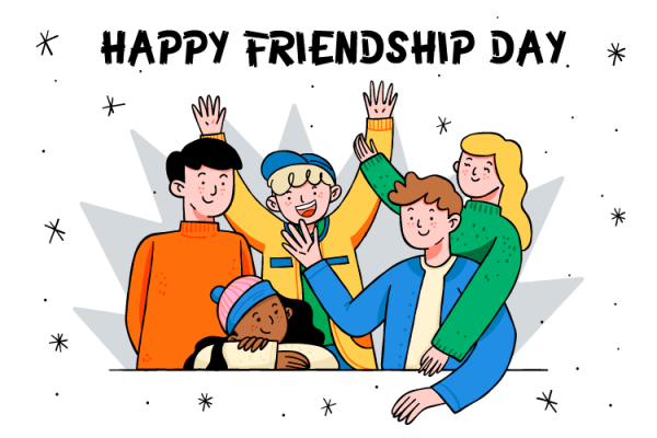 HAPPY FRIENDSHIP DAY - File vector áo đồng phục lớp - Cộng đồng chia sẻ  File Digital